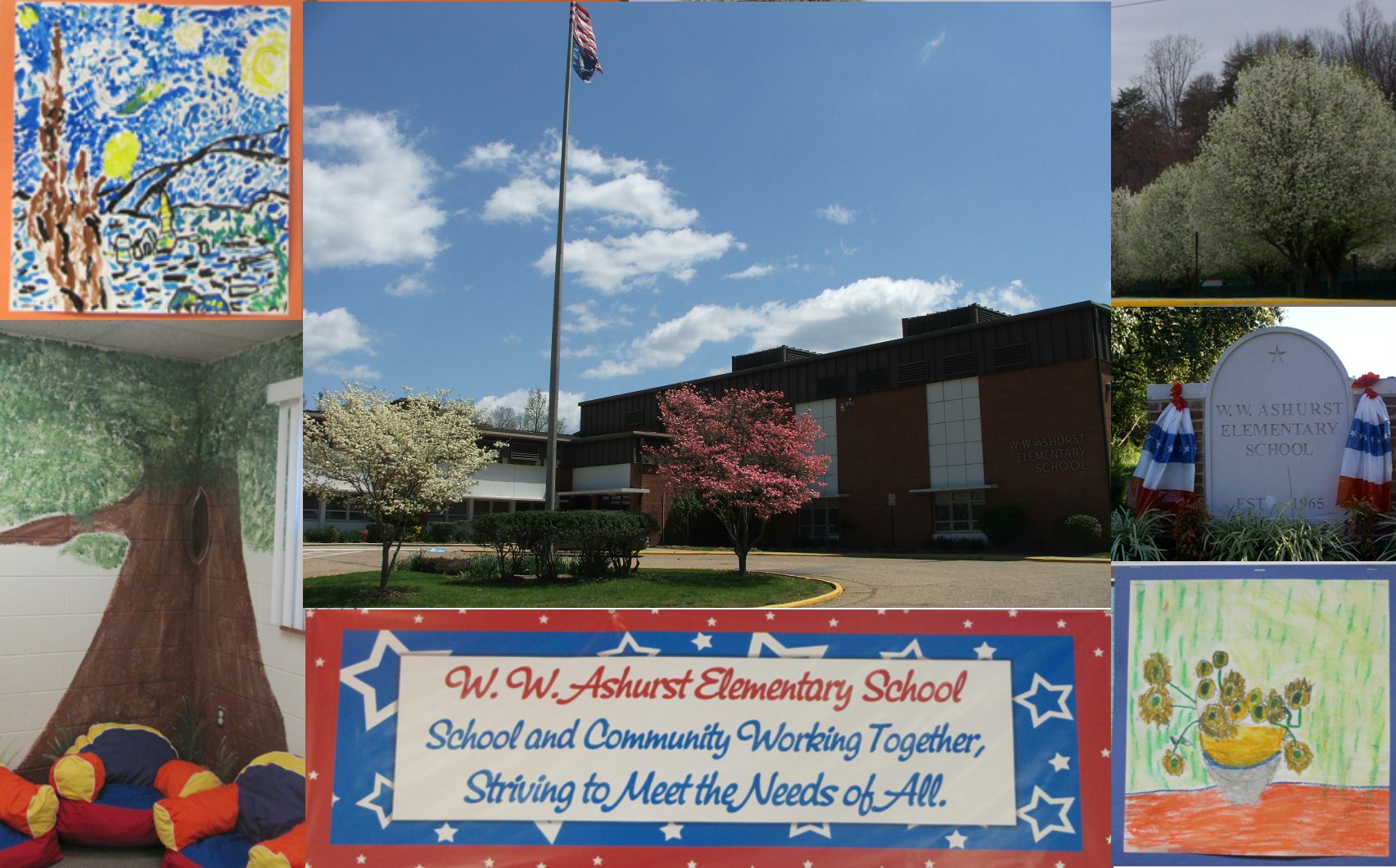 W. W. Ashurst Elementary School Sign